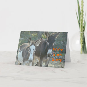 Sorry Mules-customise Card