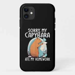 Sorry My Capybara Ate My Homework Funny Case-Mate iPhone Case