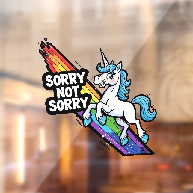 Sorry Not Sorry Unicorn (Sheet 2)