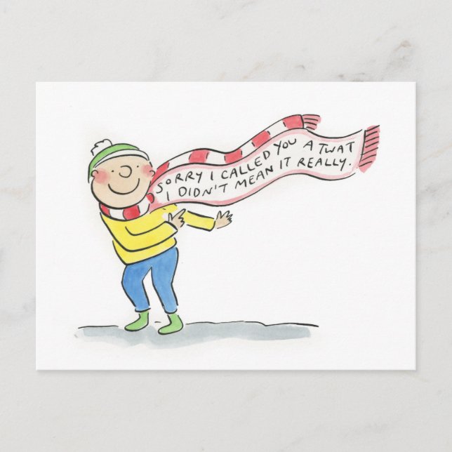 Sorry Postcard (Front)