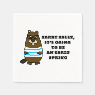 Sorry Sally, early Spring Napkin
