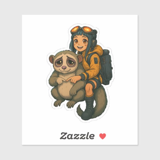 Sorry Slowlorris & Waifu Cyberpunk SRYcoin Sticker (Sheet)