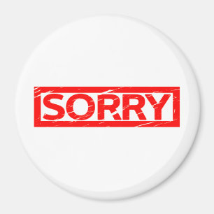 Sorry Stamp Magnet