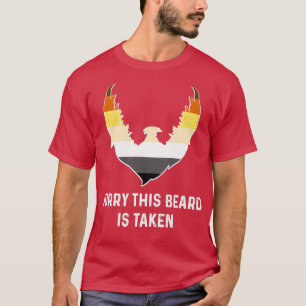 Sorry This Beard is Taken Bear Brotherhood Flag Fu T-Shirt