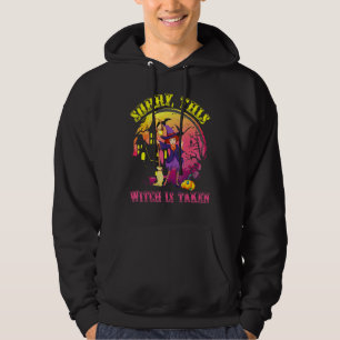Sorry This Witch Is Taken Halloween Hoodie