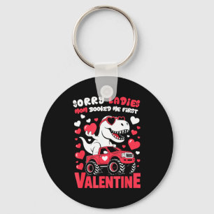 Sorry Valentine Ladies Mom Booked Me First  Key Ring