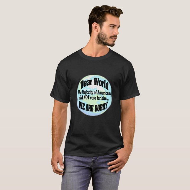 sorry world T-Shirt (Front Full)