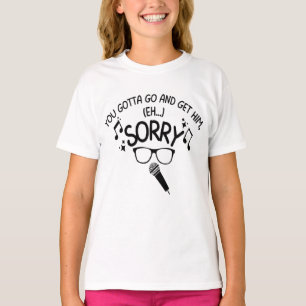 "Sorry" X-Factor Guy Lyrics Meme T-Shirt