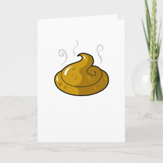 "Sorry you've been feeling like poop." card