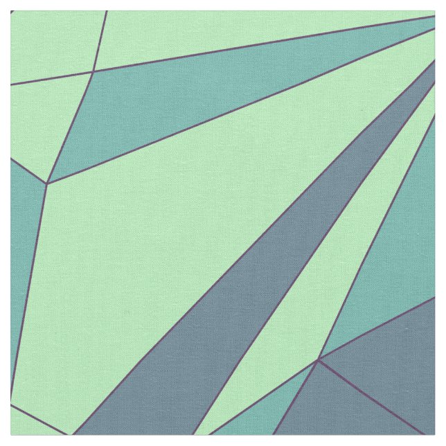Sort of Geometry – Aqua Fill Fabric (Close Up)