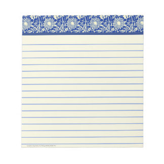 Sorta Blue Calico (Lined) Notepad