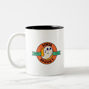 Sorta Cute Sorta Spooky Two-Tone Coffee Mug