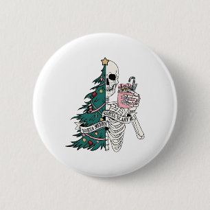 Sorta Merry Sorta Scary Christmas  6 Cm Round Badge