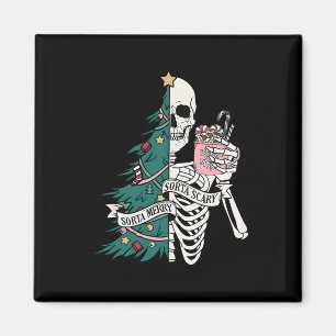 Sorta merry sorta scary christmas  magnet