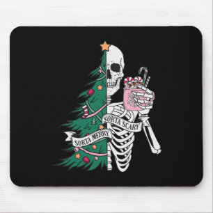 Sorta Scary Sorta Merry Christmas Mouse Pad