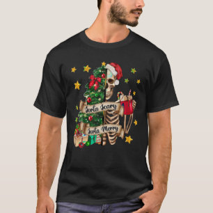 Sorta Scary Sorta Merry Skeleton Christmas Tree Sa T-Shirt