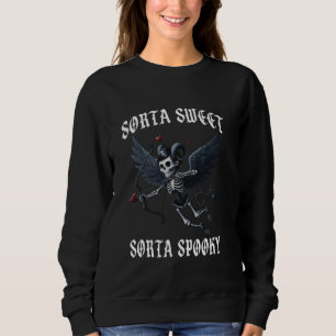 Sorta Sweet Sorta Spooky Gothic Funny Valentine's Sweatshirt