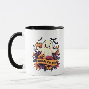 Sorta Sweet Sorta Spooky Halloween Ghost Fall Love Mug