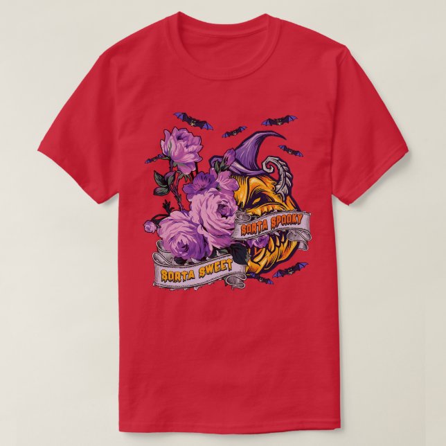 Sorta Sweet Sorta Spooky Pumpkin Premium  T-Shirt (Design Front)