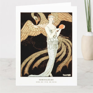 Sortilèges: Evening dress by George Barbier  Thank You Card