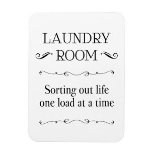 Sorting Out Life One Load At A Time Funny Laundry Magnet