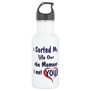 Sorting out my life for you 532 ml water bottle