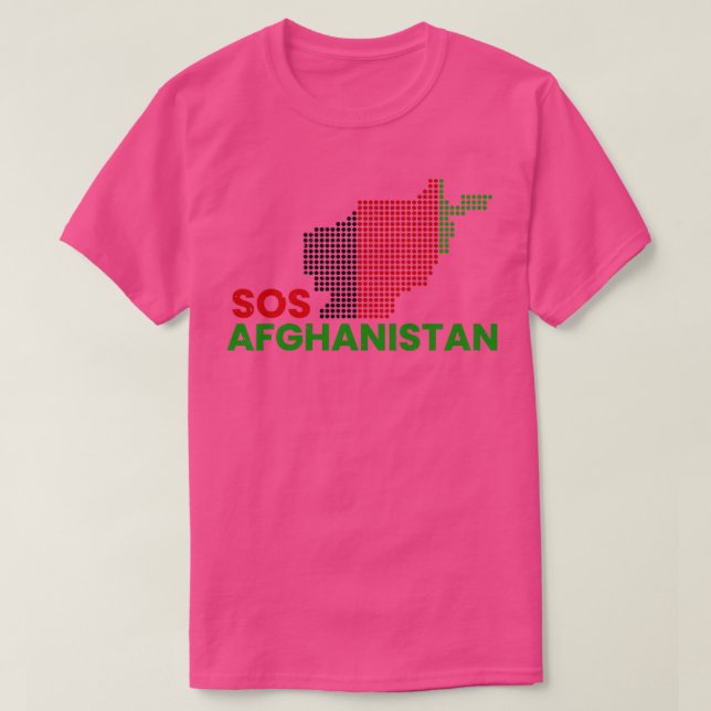 SOS afghanistan Telegram T-Shirt (Design Front)