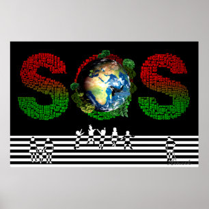 SOS Erde Mensch Poster
