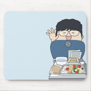 sosoHoney(5) aeroplane Mouse Pad