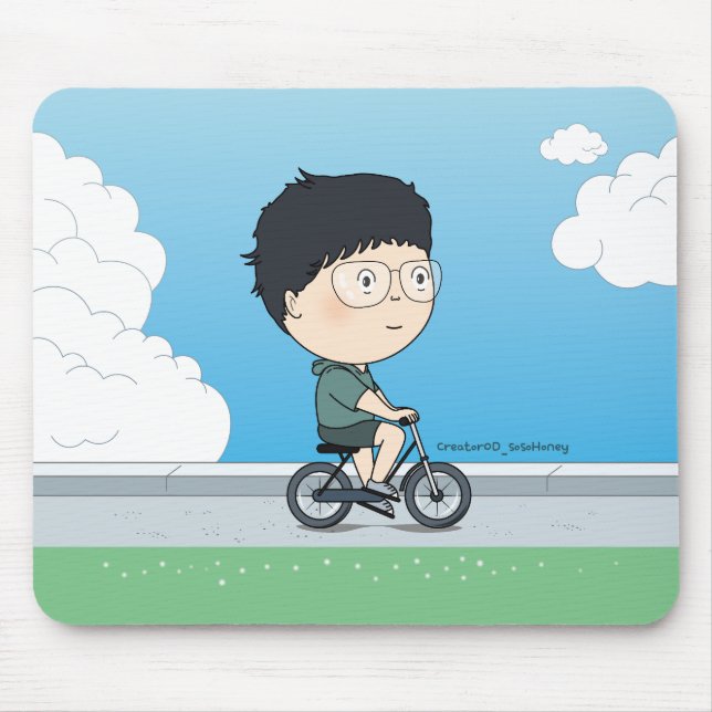 sosoHoney( ) bike  Mouse Pad (Front)