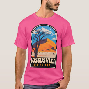 Sossusvlei Namibia Dunes Retro Travel T-Shirt
