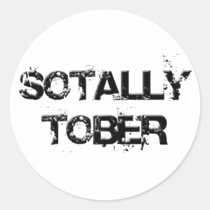 SOTALLY TOBER CLASSIC ROUND STICKER