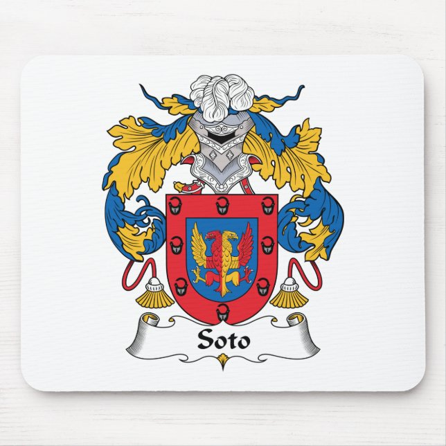 Soto Family Crest Mouse Pad (Front)