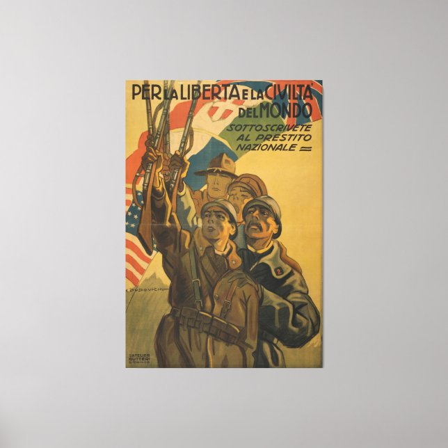Sottoscrivete al Prestito Canvas Print (Front)