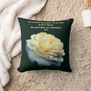 Soul And Mind Rumi Inspirational Quote  Cushion