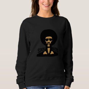 Soul Brothers Vintage Panther Nerd Geek Graphic Pr Sweatshirt