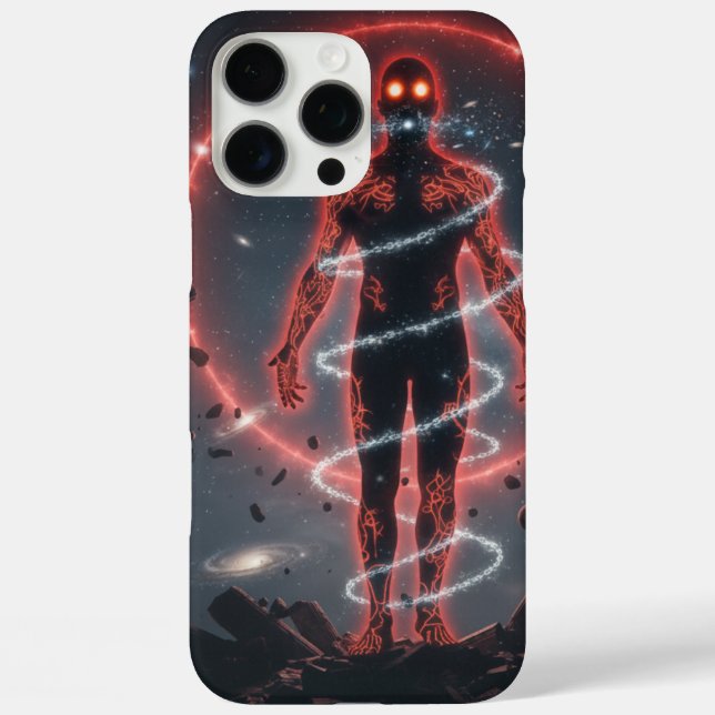 Soul Fire Goth Vibe iPhone 16 Pro Max Cover (Back)