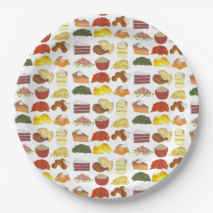 Soul Food Favourites Foodie Southern Cuisine Paper Plate