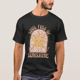 Soul Full Of Sunshine Sun And Moon Celestial Mysti T-Shirt