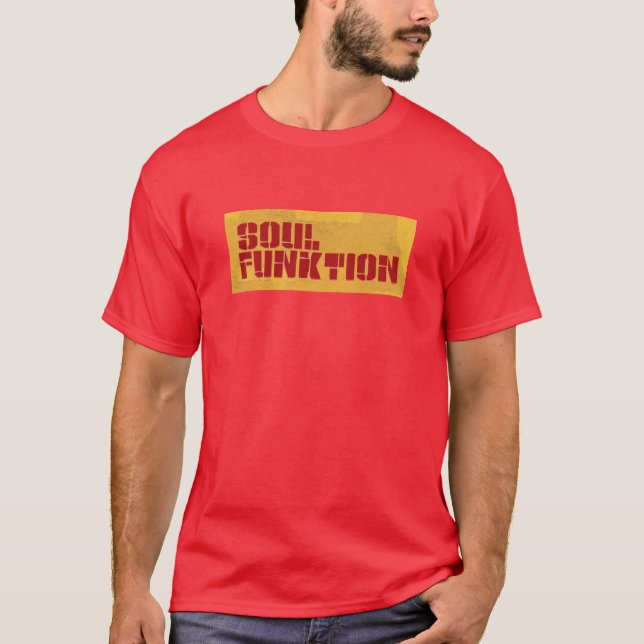 SOUL FUNKTION Block Red T-Shirt (Front)