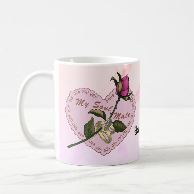 soul mate rose mugs (Left)