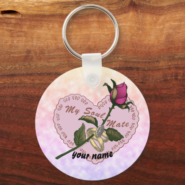 Soul Mate Wedding keychain (Front)