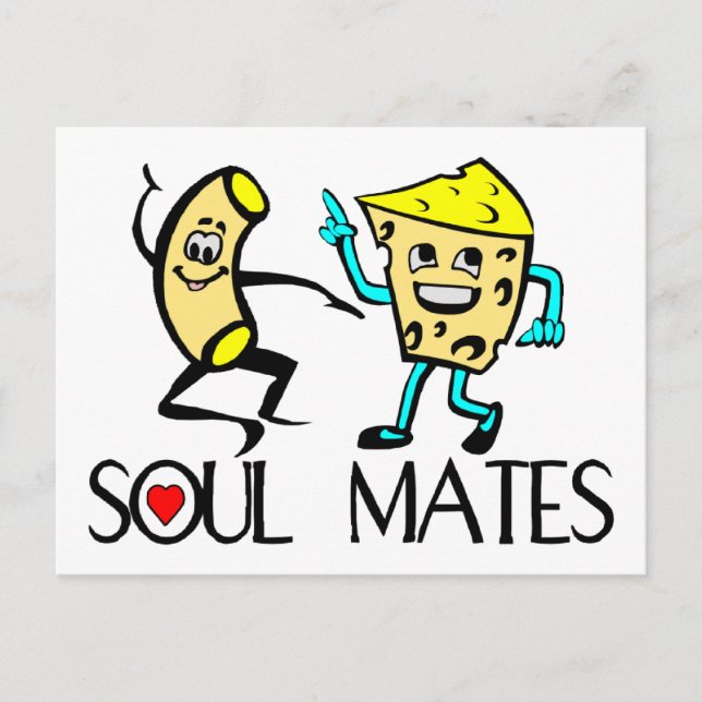 Soul Mates Best Friends Postcard (Front)
