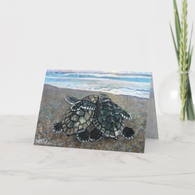 Soul Mates Sea Turtles Card (Front)