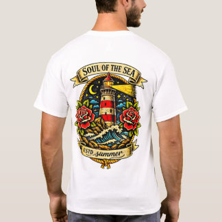 Soul of the Sea Old School Sailor Tattoo T-Shirt