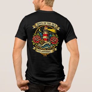 Soul of the Sea Old School Sailor Tattoo Tri-Blend Shirt