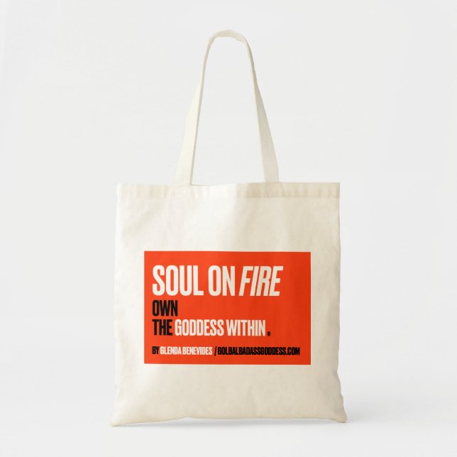 Soul On Fire tote Bag (Front)