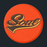 Soul Script Magnet<br><div class="desc">Stylish script lettering of the word Soul</div>