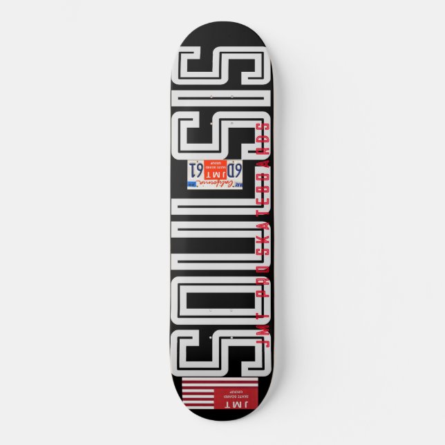 SOUL SIS  8 1/4" Skateboard Deck (Front)