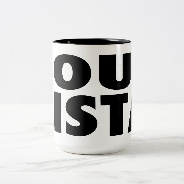 Soul Sista Two-Tone Coffee Mug (Center)